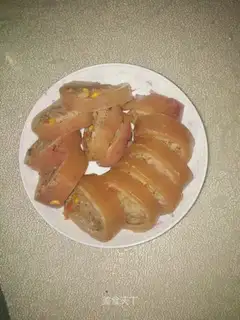 Squid rice roll