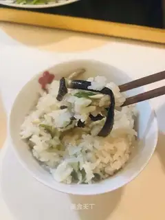 Onion mushroom rice