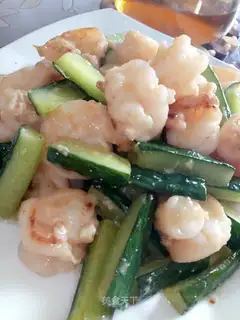 cucumber shrimp