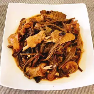 Chicken stew mushrooms