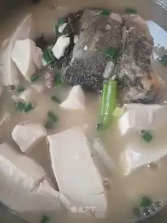 Fish tofu soup