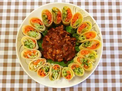 Step up vegetable rolls