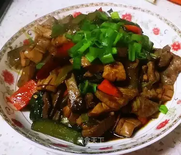The liver and the waist are fried