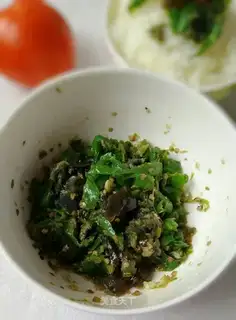 Eggs and peppers