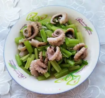 Eight with celery