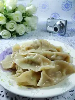A meat dumpling