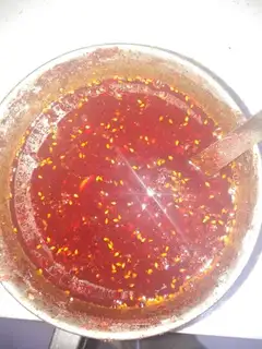 Spicy red oil