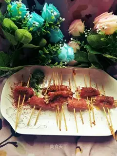 Bacon pins and mushrooms