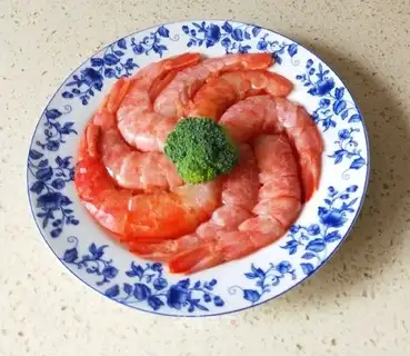Tasty white shrimp