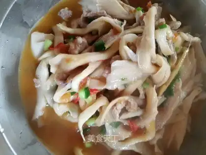Pumpkin fried meat