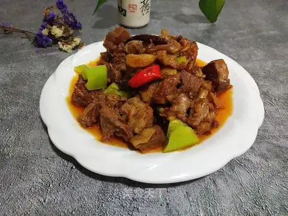 Spicy beer duck