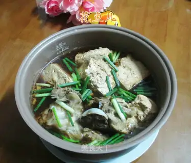 Old tofu boils bones