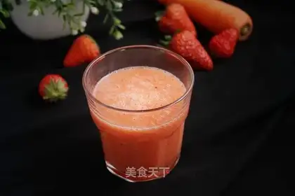 Strawberry carrot juice