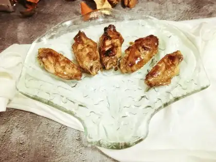Red fried chicken