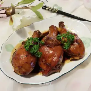 Burn chicken legs