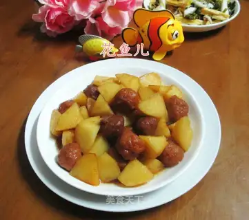 Spudball burning potatoes