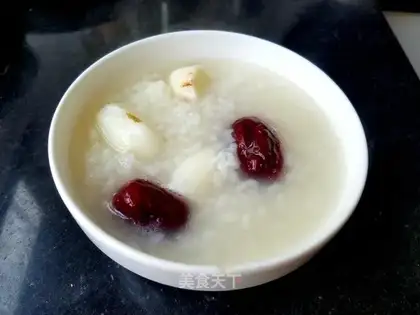 Red dates with rice porridge