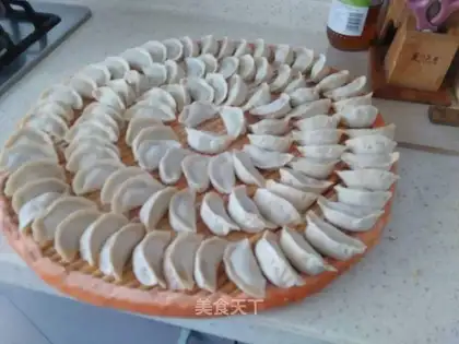 Three fresh dumplings