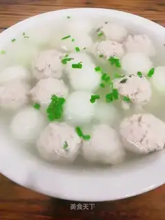 Porkball soup
