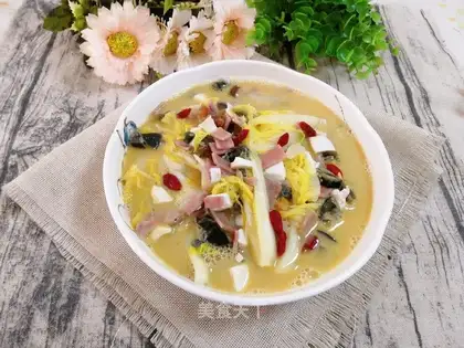 We'll have soup and doll food
