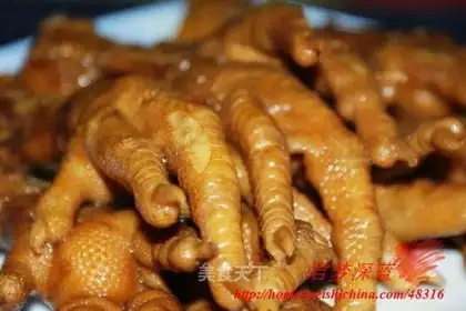 Braised chicken melon in soy sauce