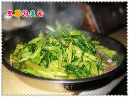stir-fried pachycardia with fermented bean curd
