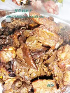 Stewed dried tomato ribs