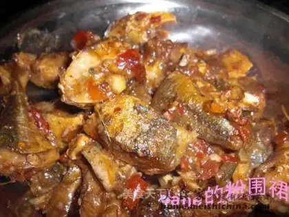 Braised green bamboo fish