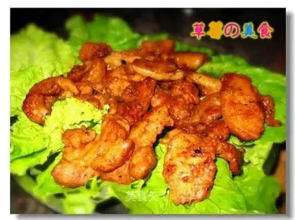 French fried pork belly with black pepper
