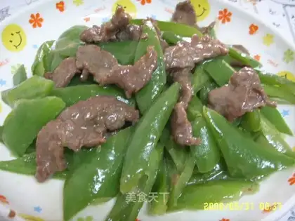 stir-fried beef with pepper