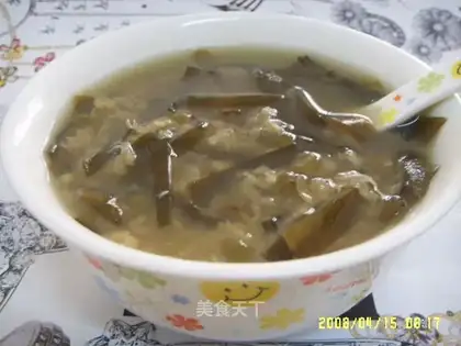kelp and mung bean paste