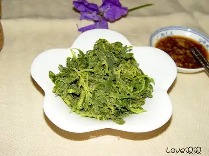 Steamed broom with rice flour
