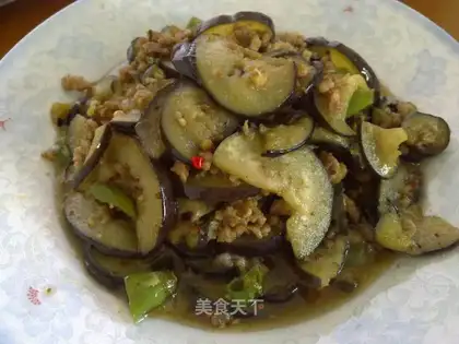 Minced pork and eggplant