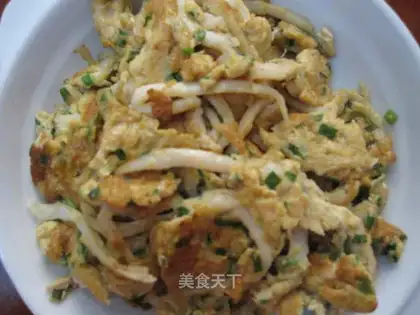 whitebait fried eggs