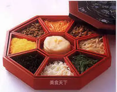 Korean authentic delicious nine-folded plate