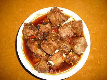 Ribs with black bean sauce