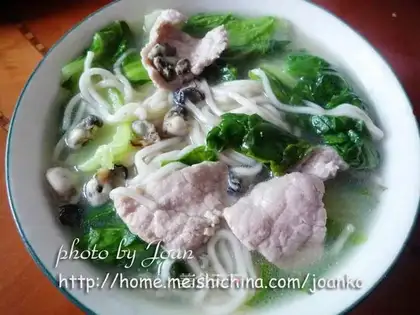 home-cooked noodles