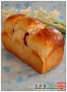 Orange and purple potato toast