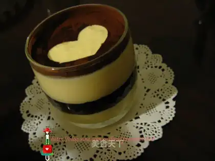 Mocha cheese cup