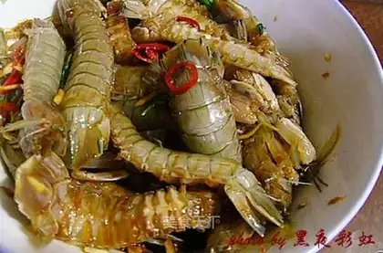 pickled shrimp with urine