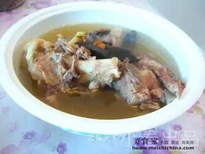 Ganoderma lucidum bone soup