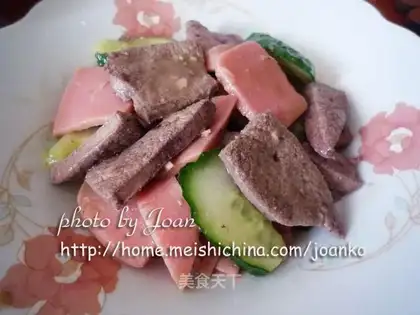 Use tips to fry pork liver