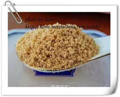 Microwave vegetarian meat floss