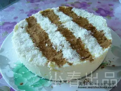 coconut cheese mousse
