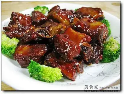 Sweet pork ribs