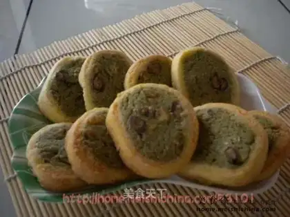 Tea fragrant honey bean biscuits