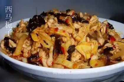 fish-flavored pork