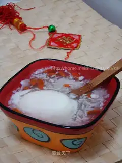Rice wine eggs