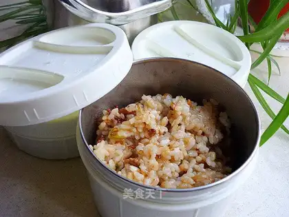 Fried rice with meat sauce