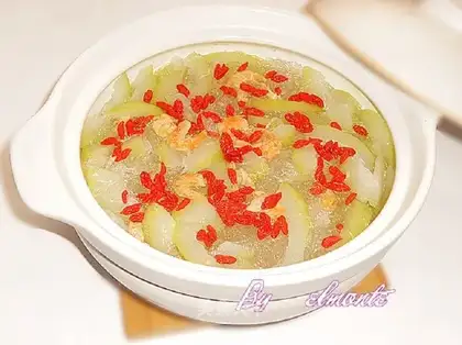 Zucchini vermicelli pot